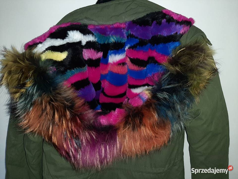 BALMAIN Paris parka śląskie