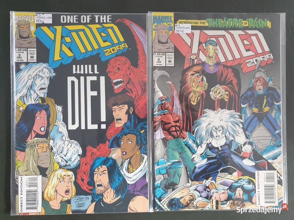 XMen 2099 i inne 14 oryginalnych komiksów Marvel Amerykańskie
