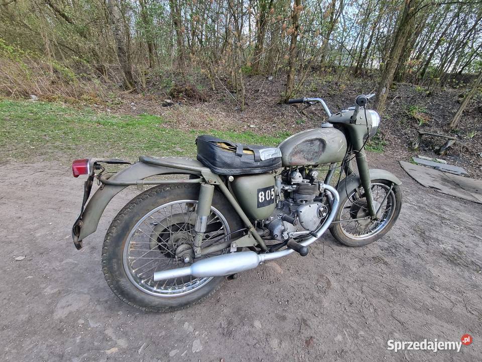 Triumph 350 3TA Dutch Armia Wojskowy Militarny uszkodzony Sosnowiec