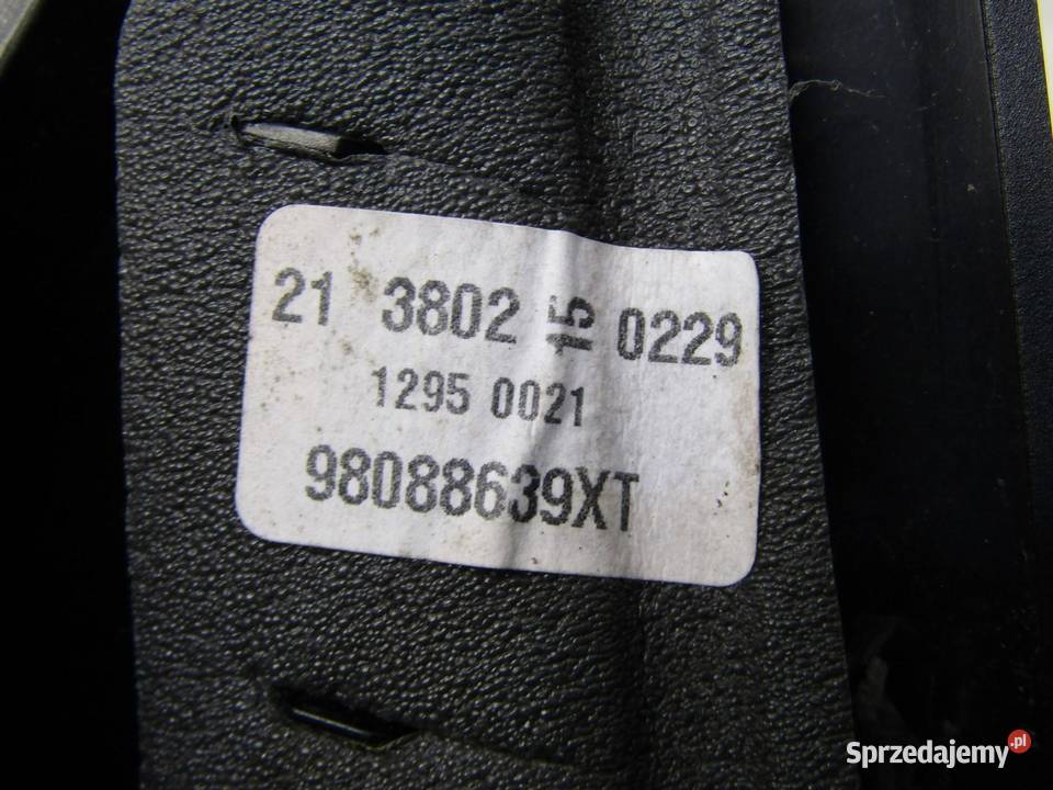 LUSTERKO PRAWE 6 2 PIN PEUGEOT 308 T9 98088639XT osobowe