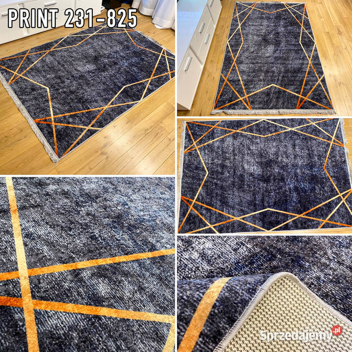 NOWOCZESNY DYWAN 130X190 PRINT 231825 CIENKI Białystok