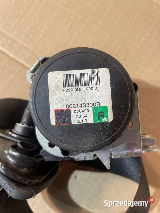 Pas bezpieczeństwa 602143300B opel astra h osobowe Szczecin