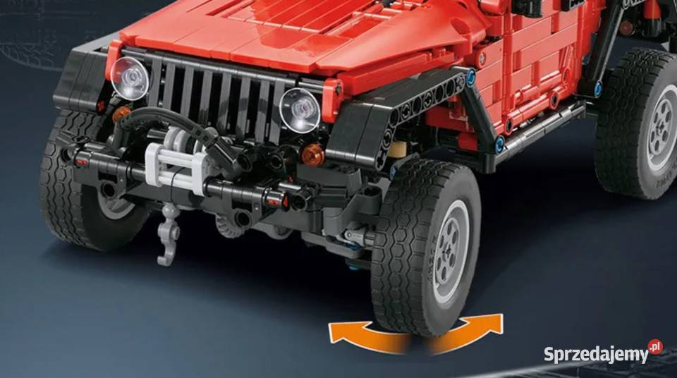 Klocki JEEP WRANGLER RUBICON 1287klocków wielkopolskie Pobiedziska