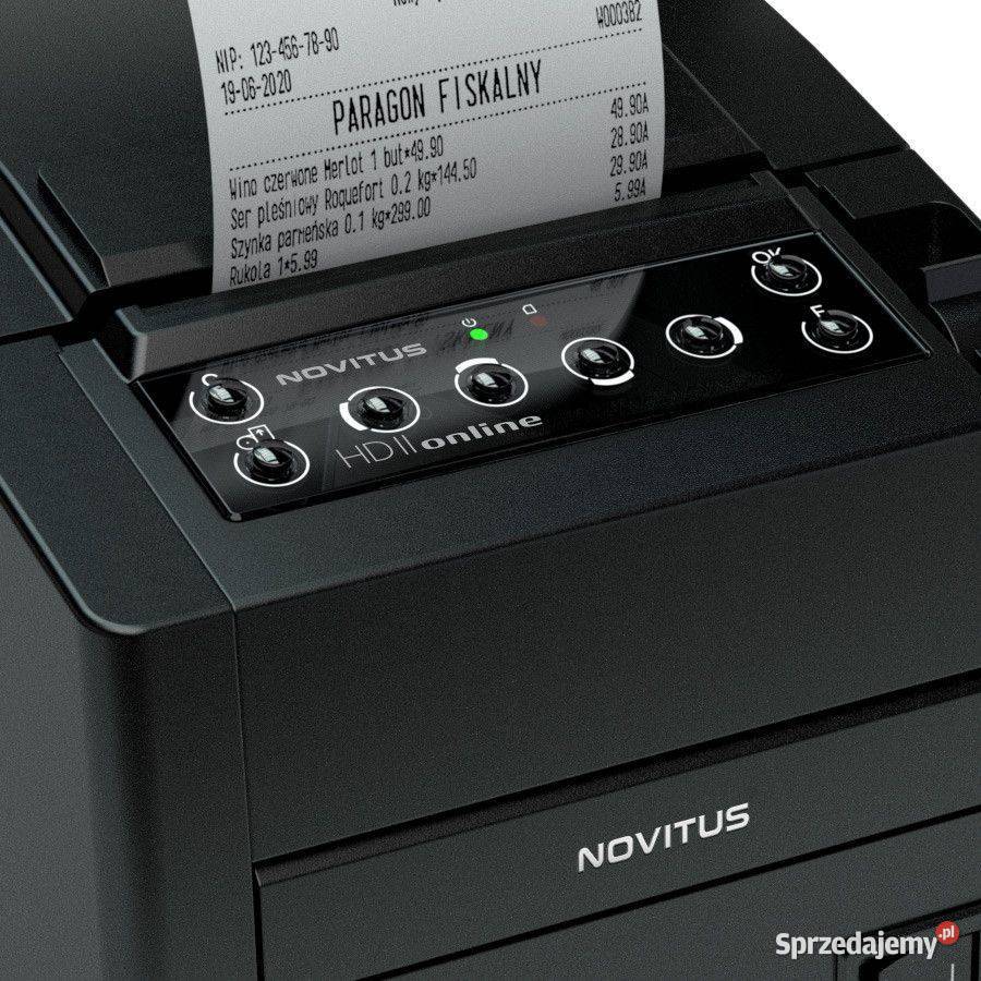 Drukarka fiskalna NOVITUS HD II Online Nowogard sprzedam