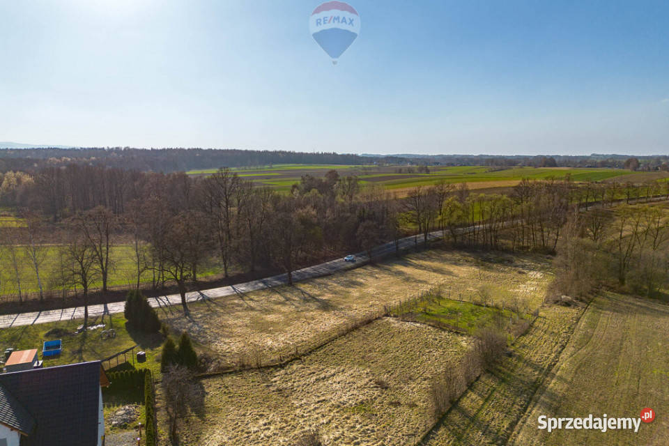 Działką usługowa droga powiatowa Hecznarowice inwestycyjna