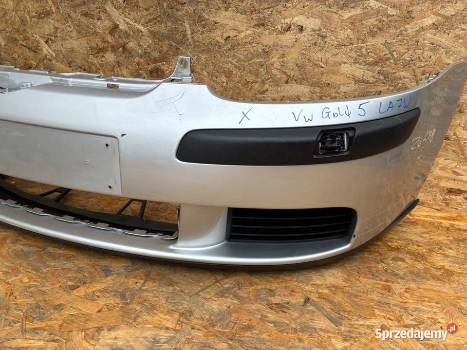 Vw Golf V 5 kod lak LA7W ZDERZAK PRZÓD PRZEDNI wielkopolskie Słowikowo