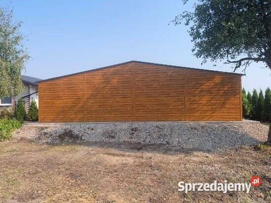 Garaż blaszany 10x6 drewnopodobny Nieruchomości Kraków