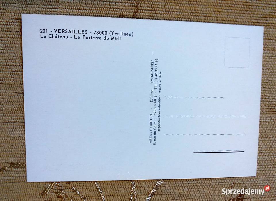 WIDOK NA PAŁAC WERSALSKI NA PRZEDMIEŚCIACH sprzedam