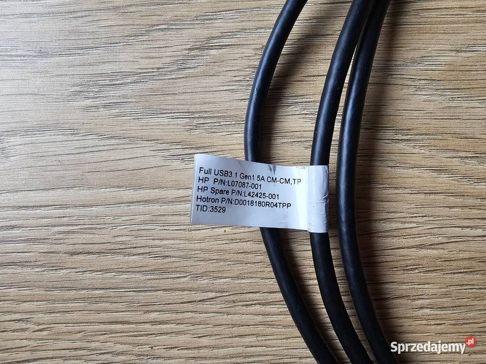 Nowy kabel HP USBC v31 5A100W 18m L07087001