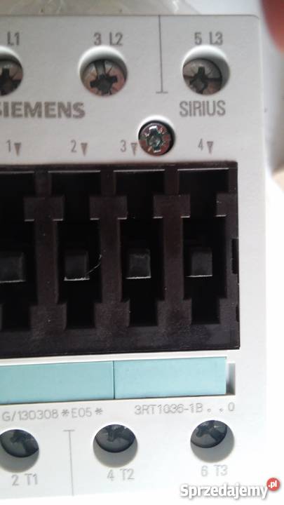 Stycznik siemens 3RT1036 1BB40 22kW śląskie Dąbrowa Górnicza