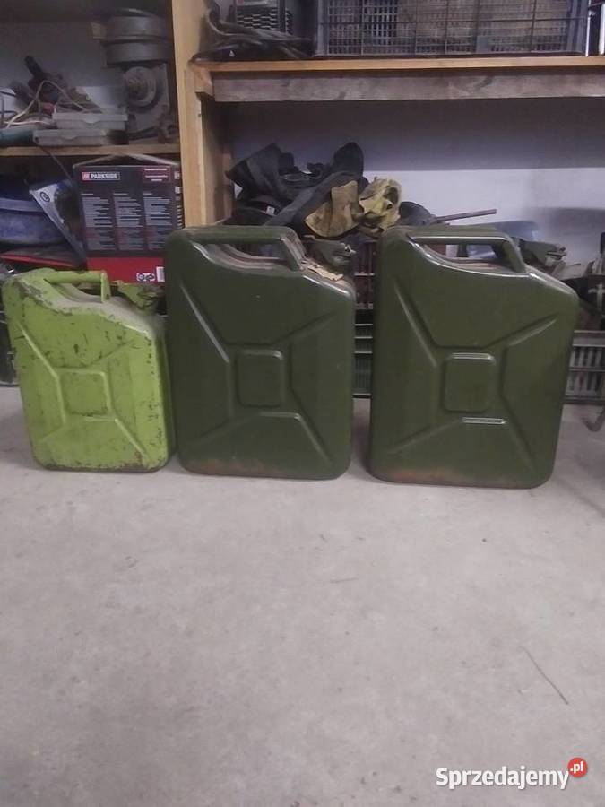 Sprzedam kanistry na paliwo 20l 10l Nowa Wieś Królewska