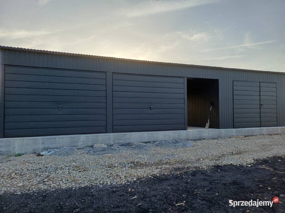 Garaż Blaszany WIATA Magazyn Garaże Konstrukcja Sprzedaż