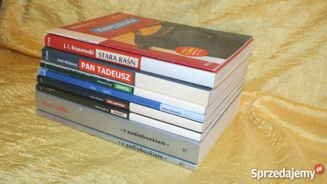 Zestaw lektur liceum z audiobookiem i nie kujawsko-pomorskie Inowrocław