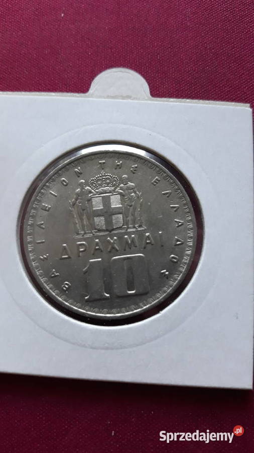 10 Drachm Grecja 1959 r Numizmatyka Konin