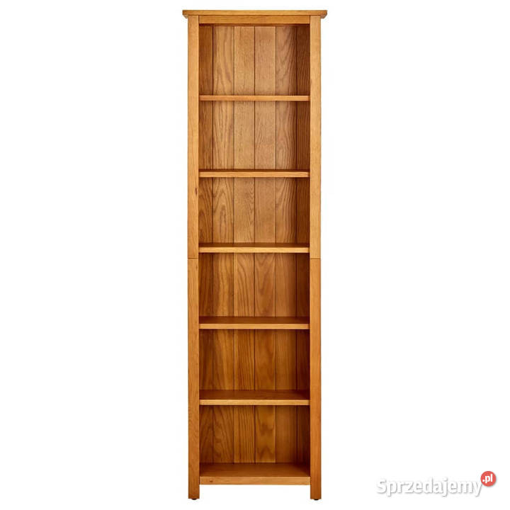 6poziomowy regał na książki 52x22x180 lite
