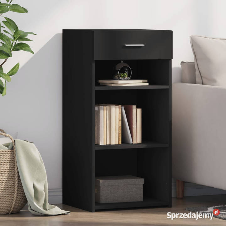 Szafka czarna 45x425x93 materiał drewnopochodny Warszawa