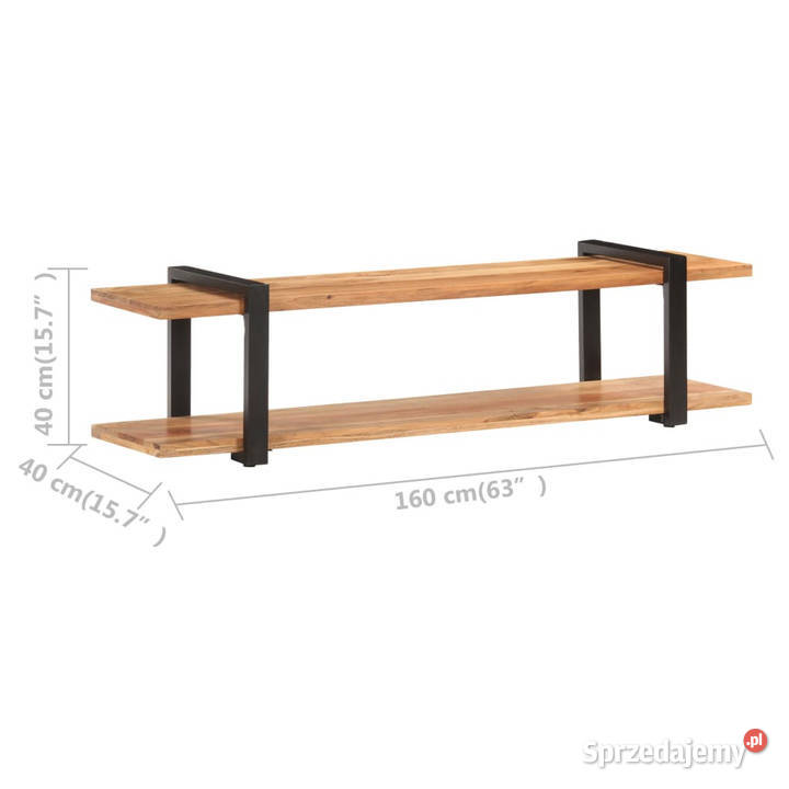 Szafka pod TV 160x40x40 lite drewno akacjowe sprzedam