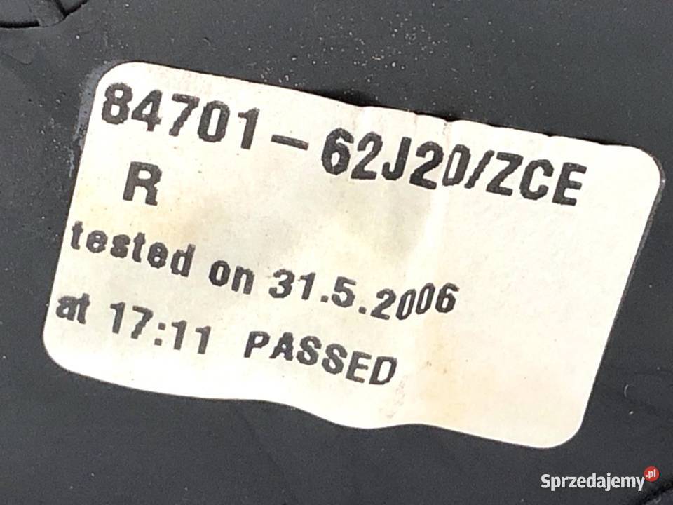 LUSTERKO PRAWY SUZUKI SWIFT III Hatchback