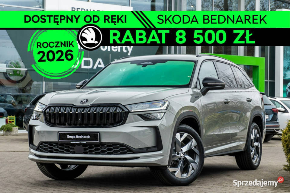 koda Kodiaq Sportline 20 TSI 204 DSG 4x4 II 2024 ASR (kontrola trakcji) Łódź