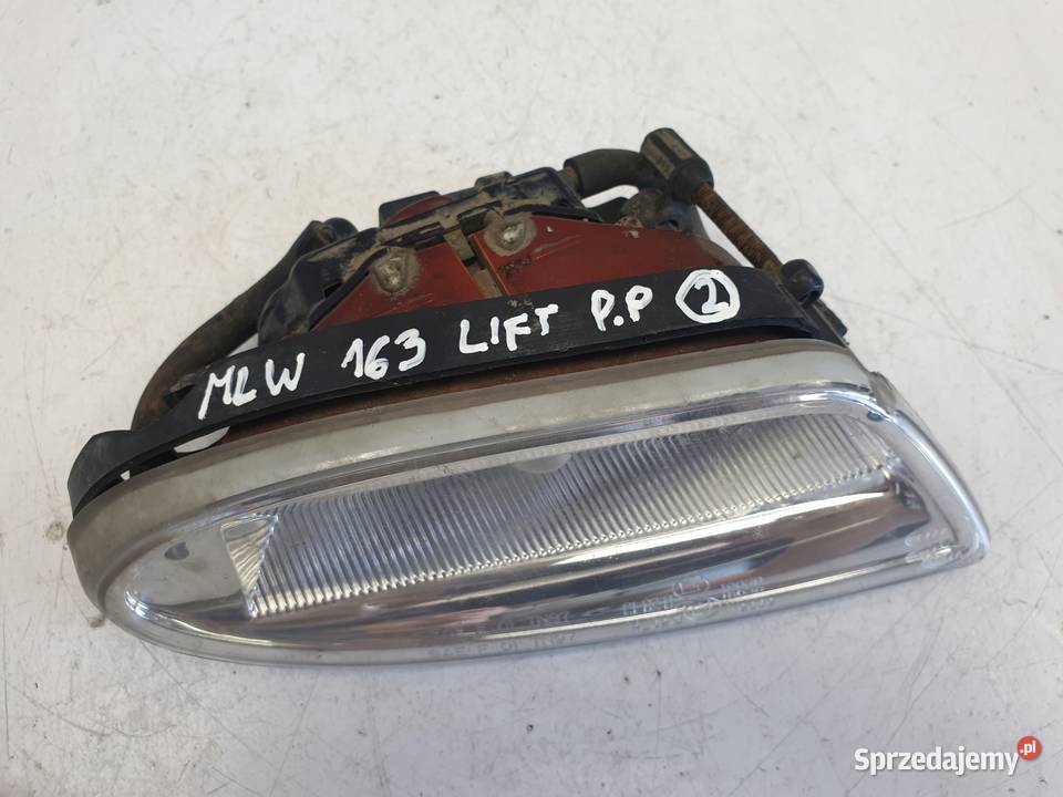 Mercedes ML W163 lift PRZEDNI HALOGEN prawy osobowe Lampy przeciwmgielne Rudka