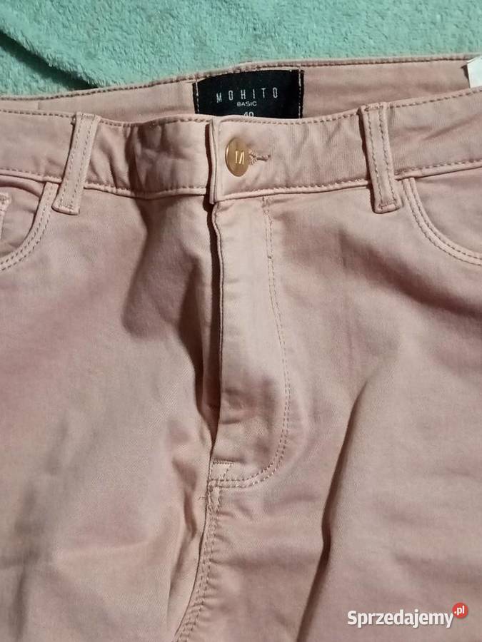 Spodnie damskie jeansy różowy Spodnie dolnośląskie Jelenia Góra