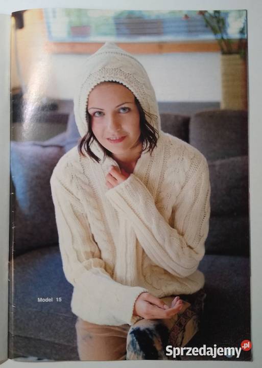 Dama w swetrze 122004 druty Czasopisma Gdańsk