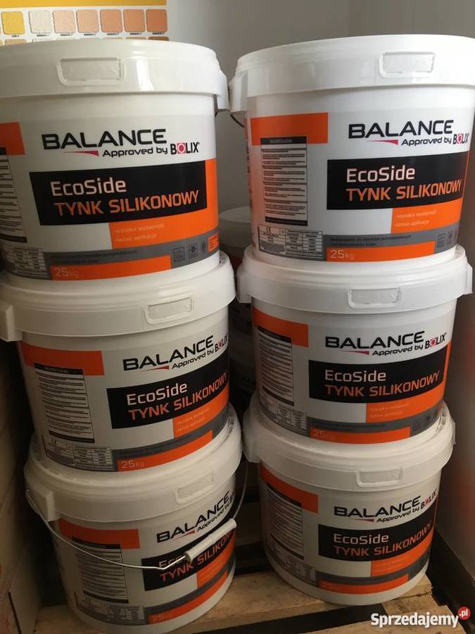 tynk silikonowy biały bolix balance 25 zewnętrzne Ściany i elewacje Staszów