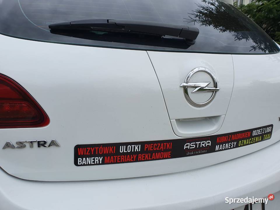 Szpakówka lampa taxi kogut na magnes biały żółty