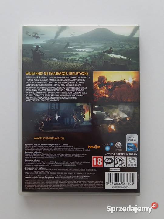 Gra PC Operation Flashpoint Dragon Rising strzelaniny Kraków