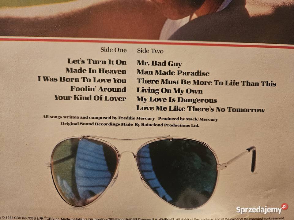 Freddie Mercury Mr Bad Guy winyl płyta winylowa Warszawa