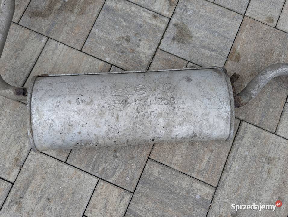 Tłumik końcowy i środkowy fiat cinquecento 700 osobowe