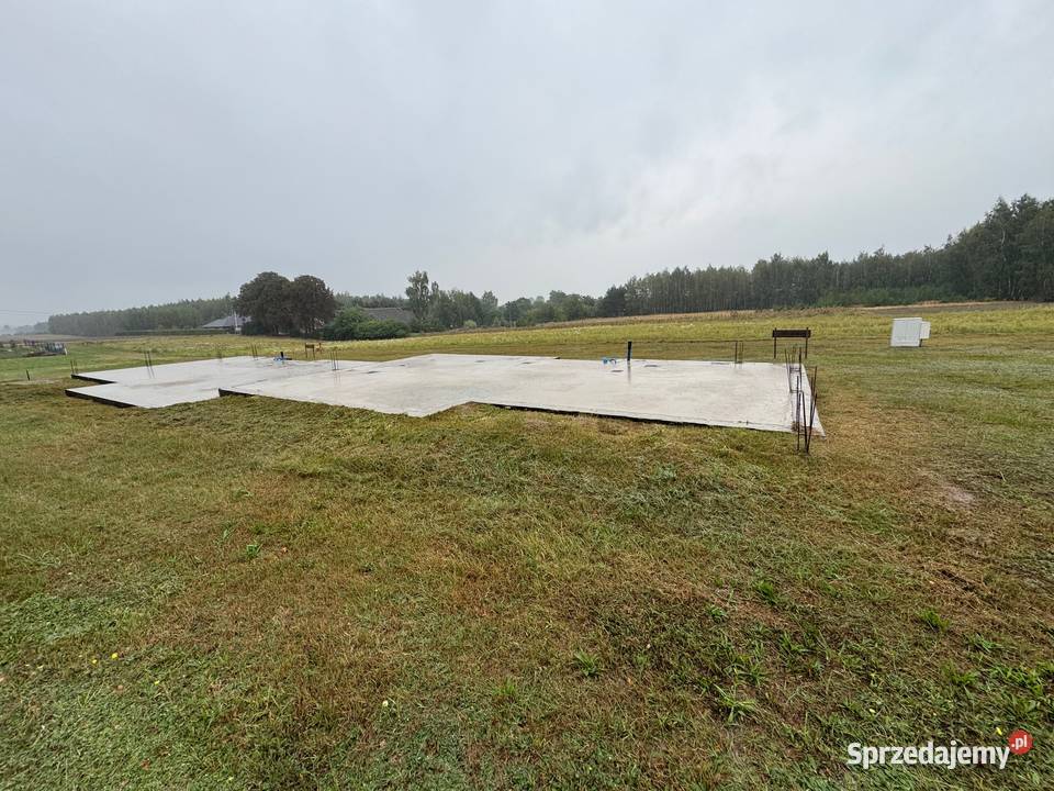 Działka budowlana z projektem i fundamentami 1100m2 Kutno