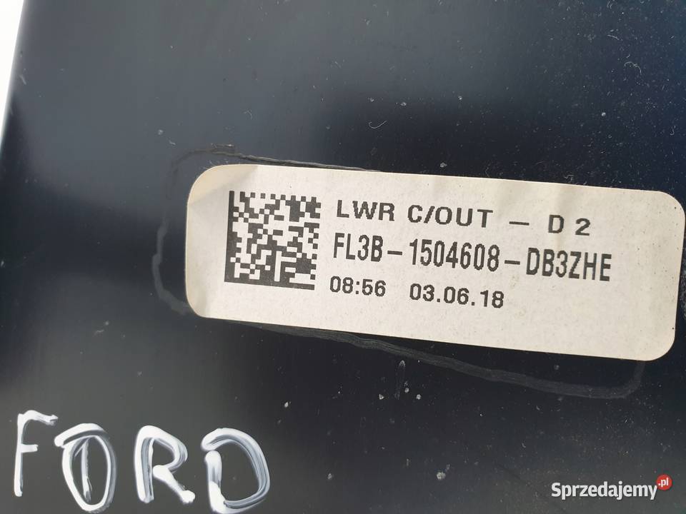Ford F150 OSŁONA ZAŚLEPKI TUNELU KONSOLI obudowa lubelskie Chełm