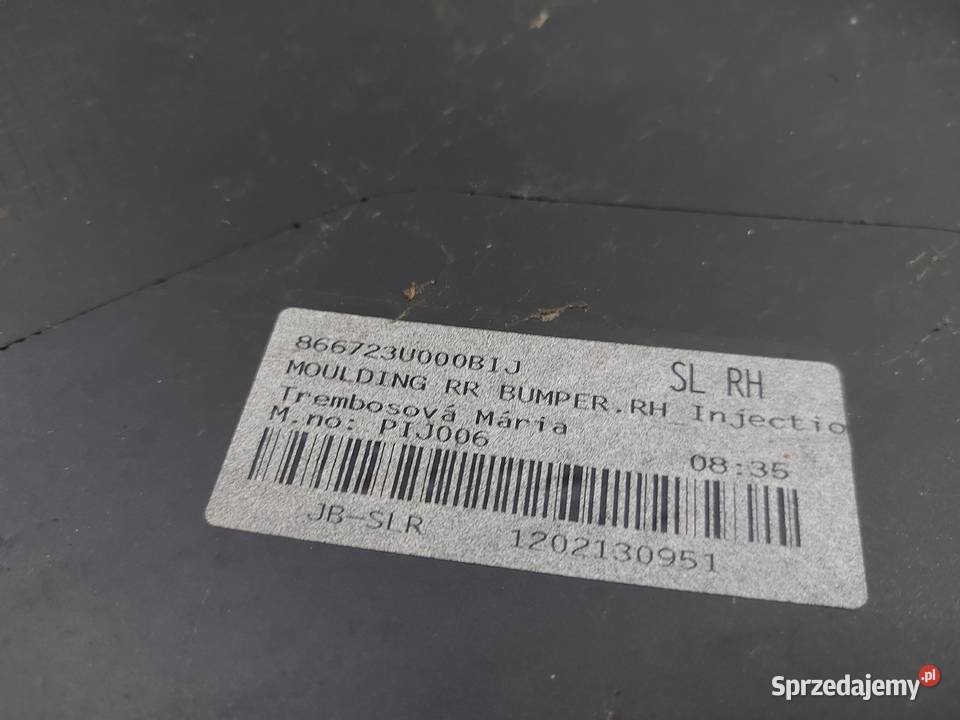 KIA SPORTAGE III 12r zderzak tył Kielce