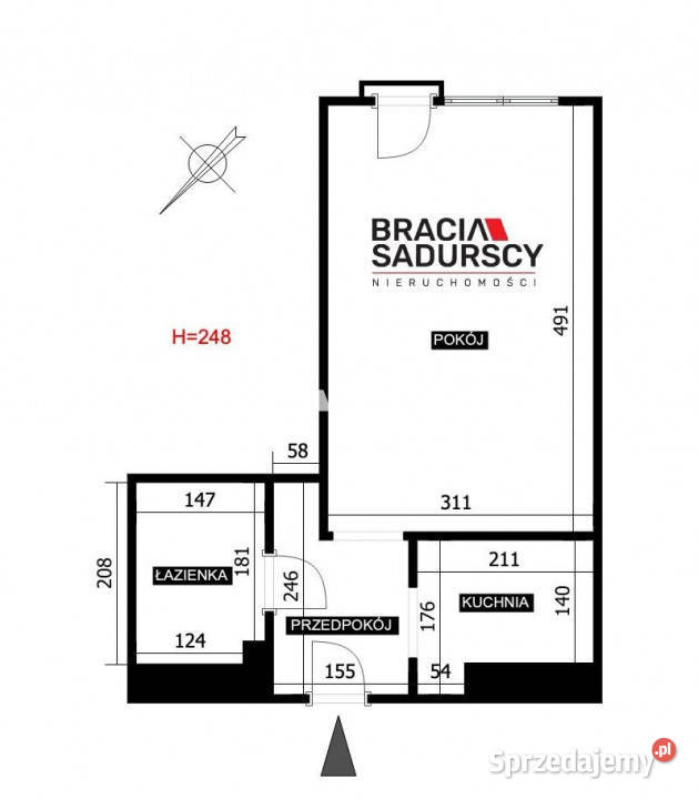 Mieszkanie Kraków Okólna 2522m2