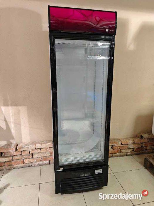 Lodówka przeszklona ZORRO 380L NOWA LED 210C