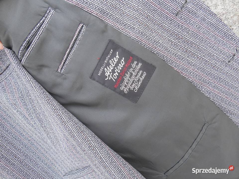 Garnitur Atelier Torino szary XL XXL 3 częściowy Dębica sprzedam
