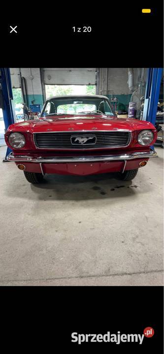 Ford mustang 1966 warmińsko-mazurskie Olsztyn