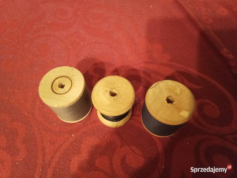 Zestaw nici PRL żubr i inne komplet Warszawa