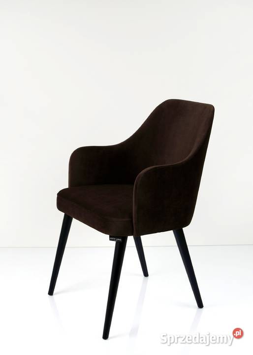 Krzesło DELUXE prosto producenta EMRA WOOD Brąz Lublin