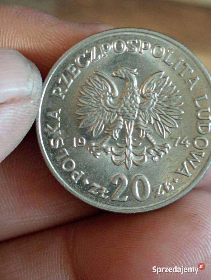 Sprzedam cx drugie 20 zl 1974 r Marceli nowotko Numizmatyka Chełm