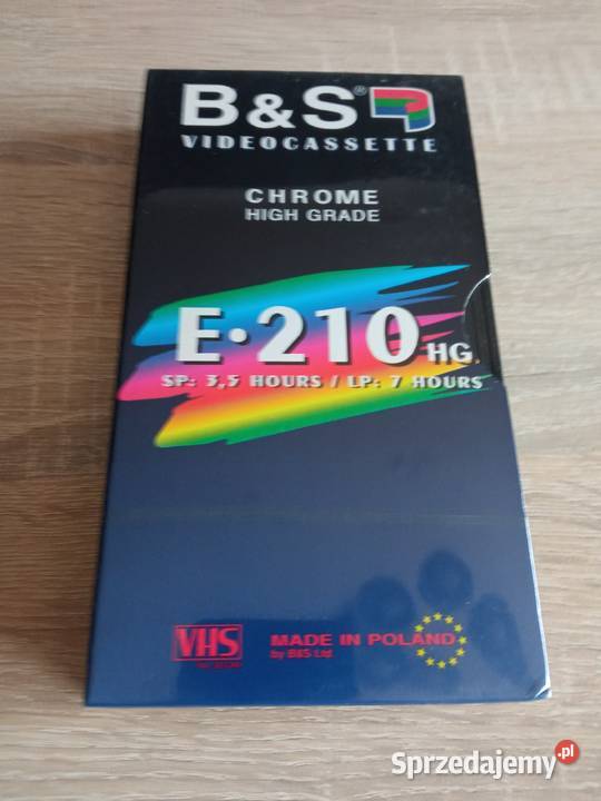 B&S Chrome HG E-210 nowa kaseta VHS aż 7 godzin w LP !!!