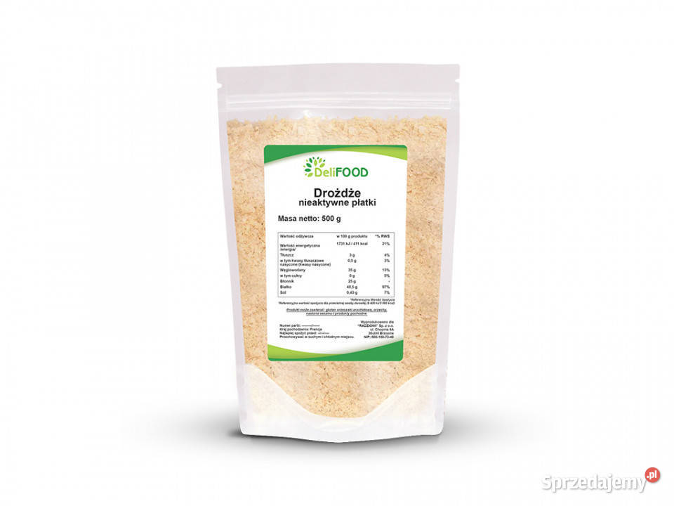 Płatki drożdżowe 500g