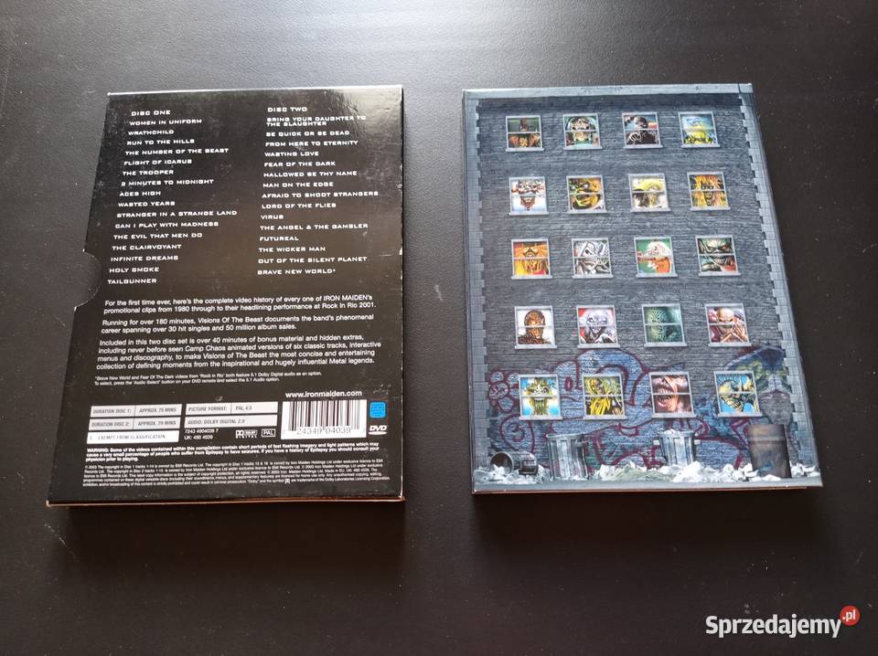 Zestaw DVD Black Sabbath Iron Maiden Deep Purple