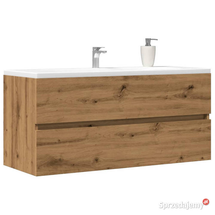 Szafka pod umywalkę dąb artisan 100x385x45 Dom i Ogród Warszawa