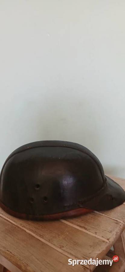 Staty skórzany kask górniczy