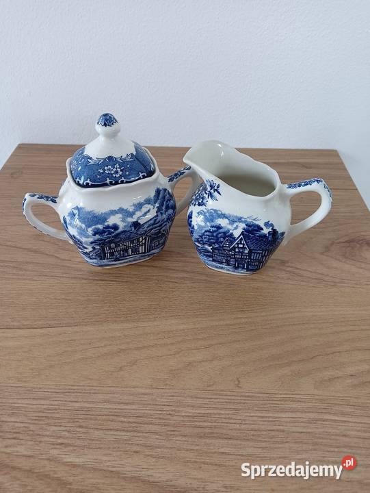 Cukierniczka i mlecznik porcelanowy Porcelana i szkło Limanowa sprzedam