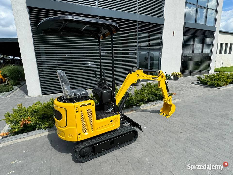 Mini koparka nowa GG800N Gunter Grossmann Rok produkcji 2024 Łódź