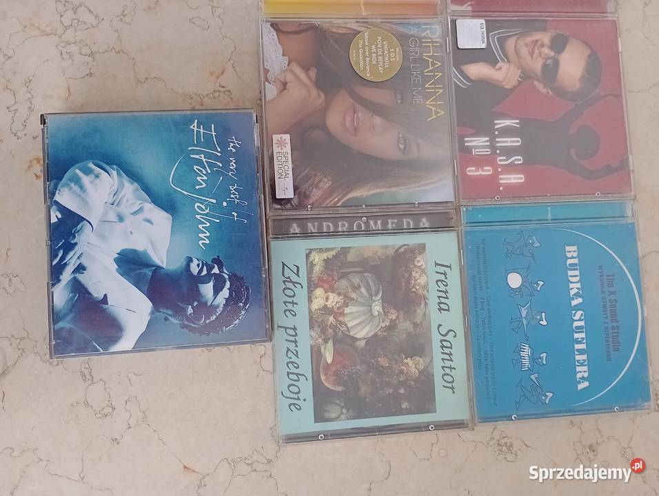 Płyty CD zestaw sprzedam Płyty i kasety Piława Górna