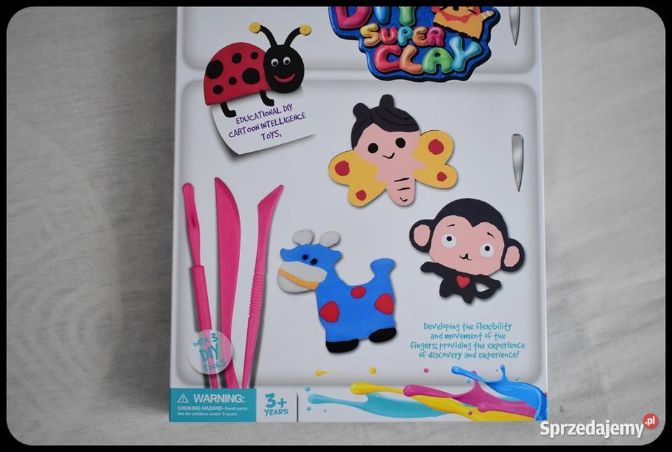 DIY Super clay masa plastyczna magnesy NOWE mazowieckie Płock